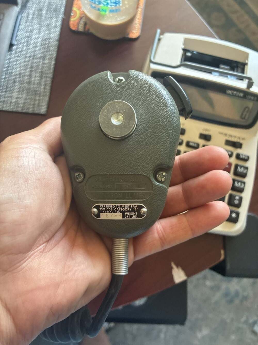 Shure Brothers Model 4881 Handheld Dynamic Microphone